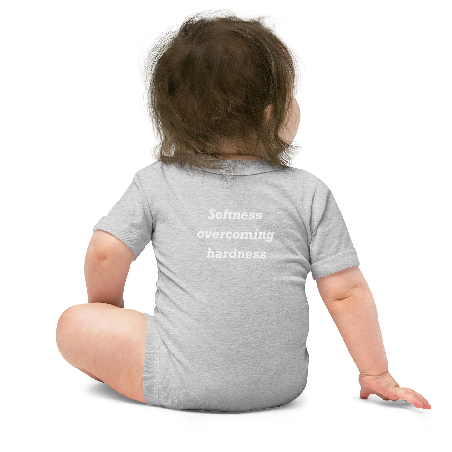 Baby Onesie - Softness overcoming hardness